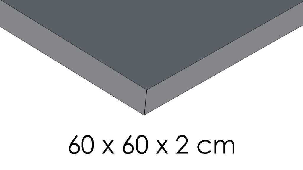 60x60x2cm tiles