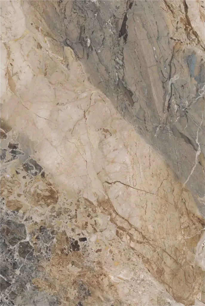 blue breccia 120x180cm glossy tile