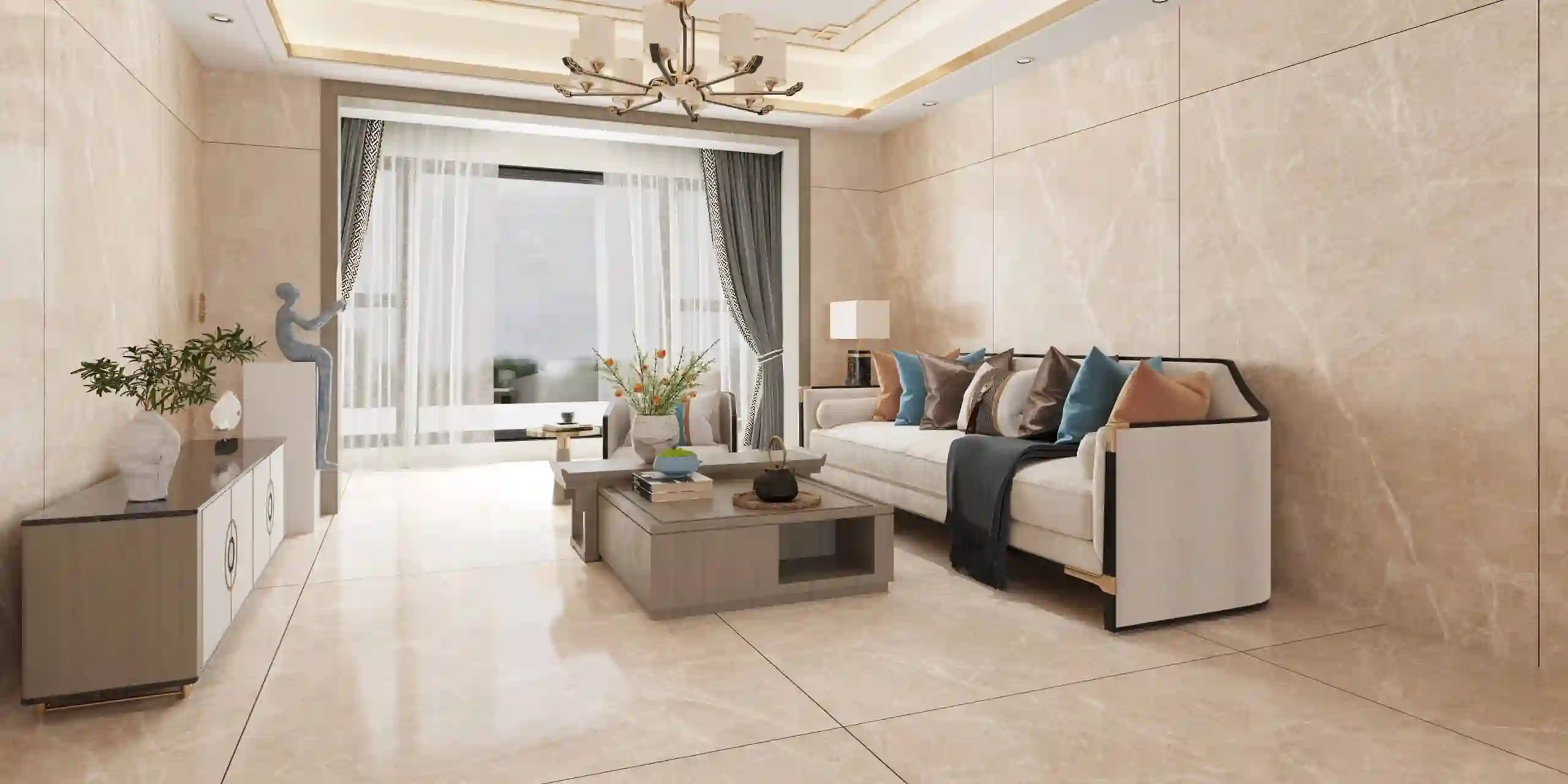 120x180cm Glazed Porcelain Carving Tiles